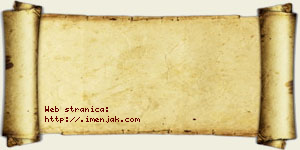 Jana Bojanović vizit kartica